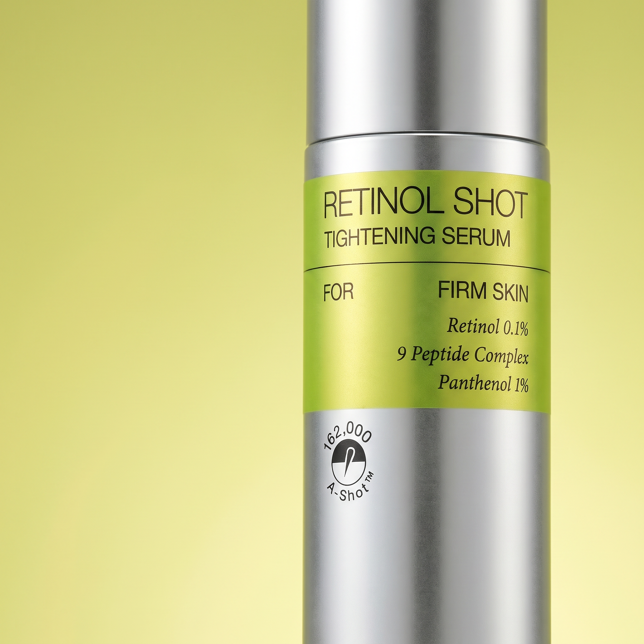 Firming skincare serum with peptides and panthenol